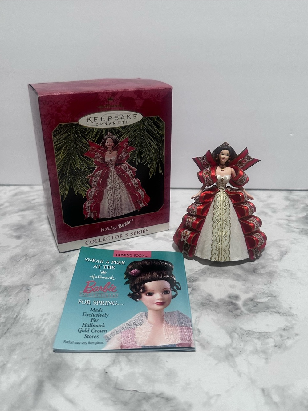 Hallmark Keepsake Holiday Barbie Ornament Collector’s Series w Box